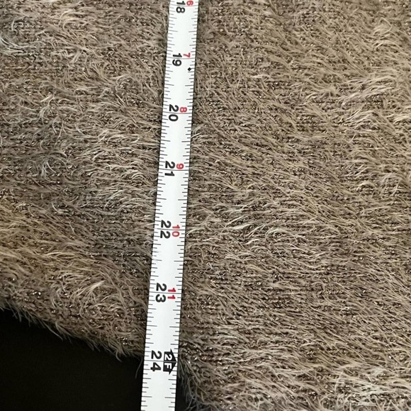 Soft Surroundings XL Subtle Shimmer Pullover Eyelash Fuzzy Soft Cozy Sweater - Picture 11 of 15